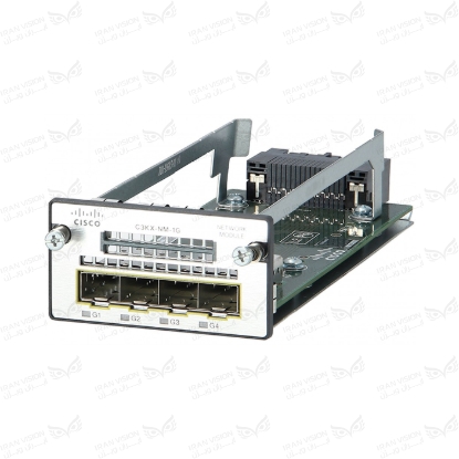 تصویر کارت ماژول سیسکو 4 پورت 1000 مدل C3KX-NM-1G SFP