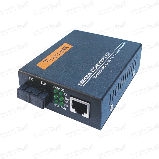 تصویر تبدیل فیبر نوری نت لینک 1 پورت 1000 مدل HTB-GS-03-SC 20KM