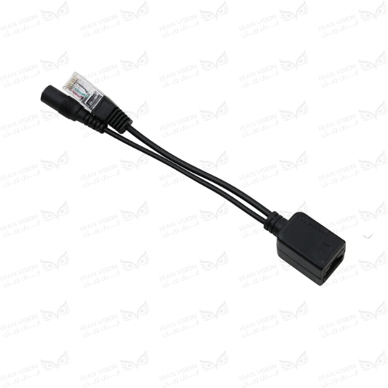 تصویر رابط POE انژکتور 12 ولت صنعتی مشکی