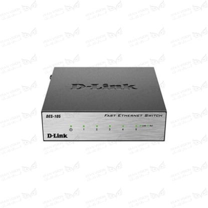 تصویر سوئیچ  5 پورت100 فلزی DES-105