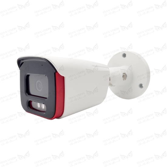 تصویر دوربین بالت IP فلزی 8 مگاپیکسل POE با لنز  4 دارک شب رنگی میکروفون داخلی