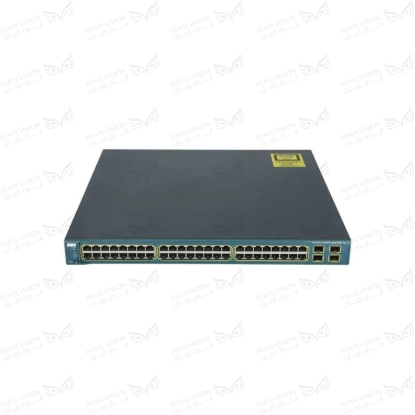تصویر سوئیچ سیسکو 48 پورت1000 فلزی رک مونتWS-C3560G-48PSS(POE x24)(SFPx4)