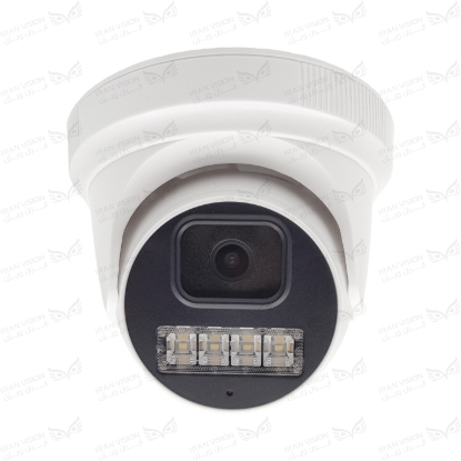 تصویر دوربین دام IP پلاستیکی 5 مگاپیکسل با لنز  2.8 استارلایت شب رنگی میکروفون داخلی