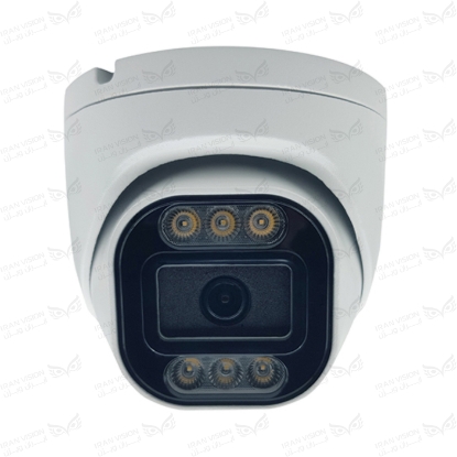 تصویر دوربین دام IP فلزی 8 مگاپیکسل POE با لنز  2.8 استارلایت شب رنگی میکروفون داخلی