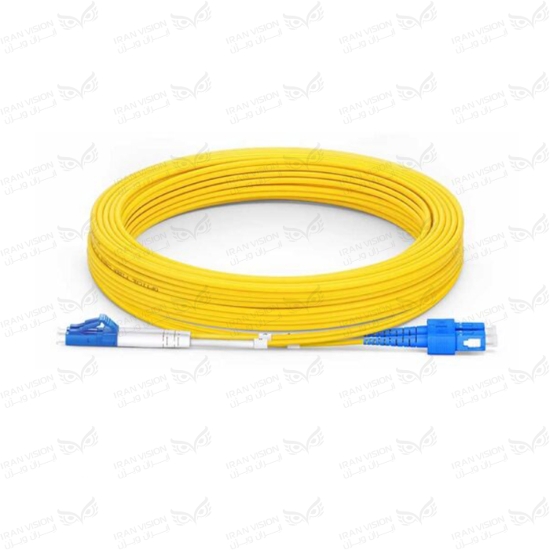 تصویر پچ کورد فیبر نوری 1 متری داپلکس SC-LC سینگل مود