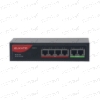 تصویر سوئیچ الکاتو 6 پورت100 فلزی EL-1SBL042BP(POE x4)(UPx2)