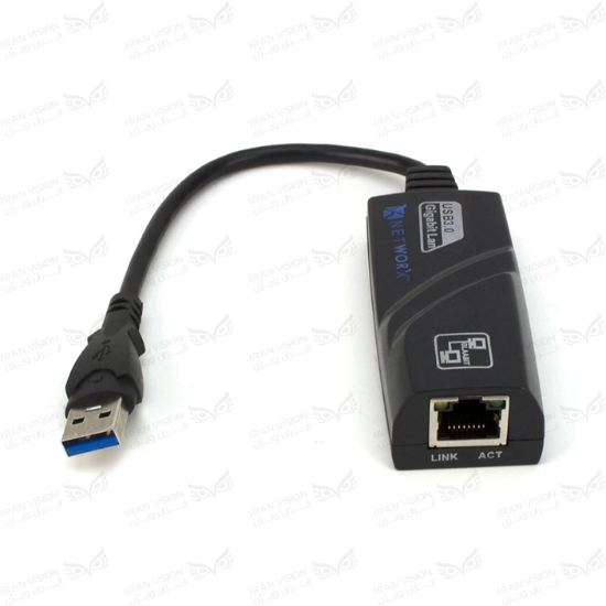 تصویر تبدیل USB TO LAN