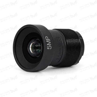 تصویر لنز 8mm فیکس 5MP پلاستیکی (M13-استارلایت)