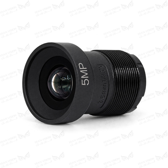 تصویر لنز 8mm فیکس 5MP پلاستیکی (M13-استارلایت)