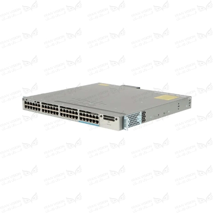 تصویر سوئیچ سیسکو 48 پورت1000  رک مونتWS-C3850-12X48U(POE x48)(UPx12)
