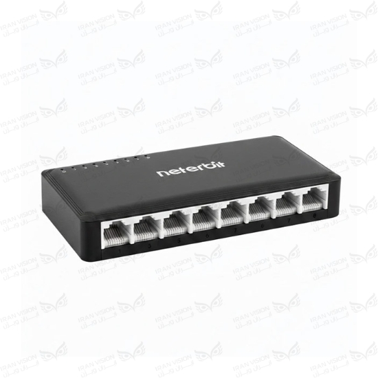 تصویر سوئیچ نتربیت 8 پورت100 پلاستیکی  NES-1008E-C